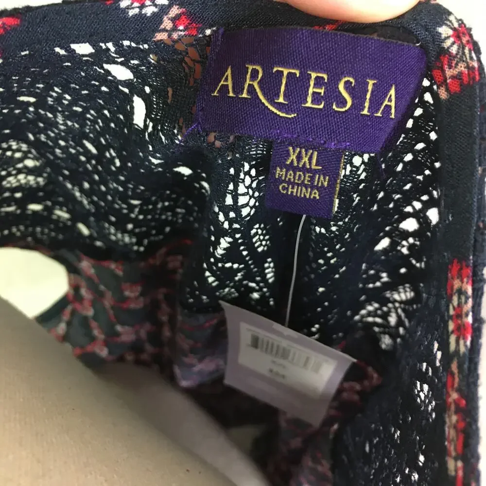 Artesia Trapeze Dress Midnight Blue XXL